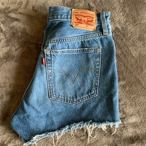 Levi’s Jean shorts.